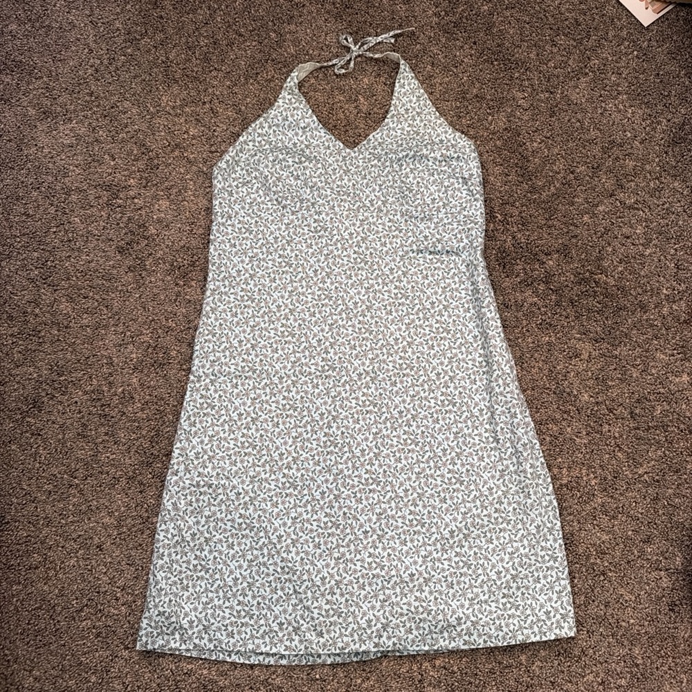 J. Crew Blue Floral Dress